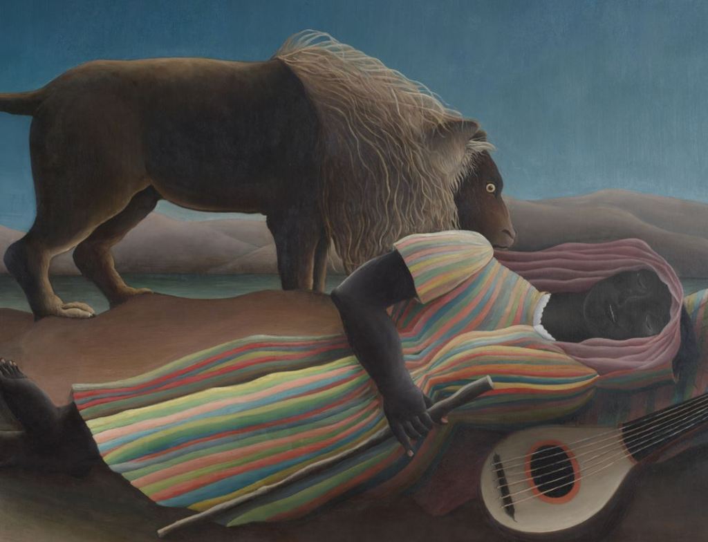 When a poem is written like a telegram addressing a&nbsp;painting…